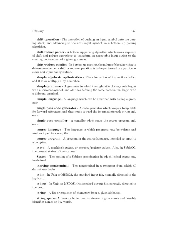 Compiler Design: Theory, Tools, and Examples - Page 259